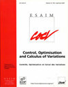 ESAIM-CONTROL OPTIMISATION AND CALCULUS OF VARIATIONS雜志封面